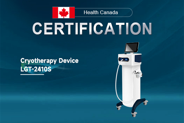 L'appareil de cryothérapie localisée de pointe LGT-2410S a reçu l'approbation de Santé Canada
